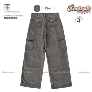 Quần Kaki Ống Rộng Unisex Reetro 9 – Có Túi Hộp - ảnh 9