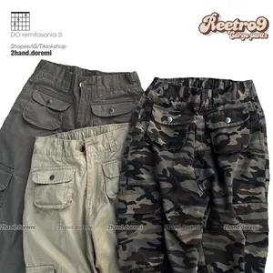 Quần Kaki Ống Rộng Unisex Reetro 9 – Có Túi Hộp - ảnh 7
