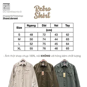 Áo Sơ Mi Kaki Nam Dài Tay Túi Hộp Reetro 2 - ảnh 16
