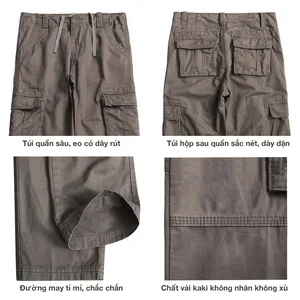 Quần Kaki Túi Hộp Kelvin Dây Rút - ảnh 5