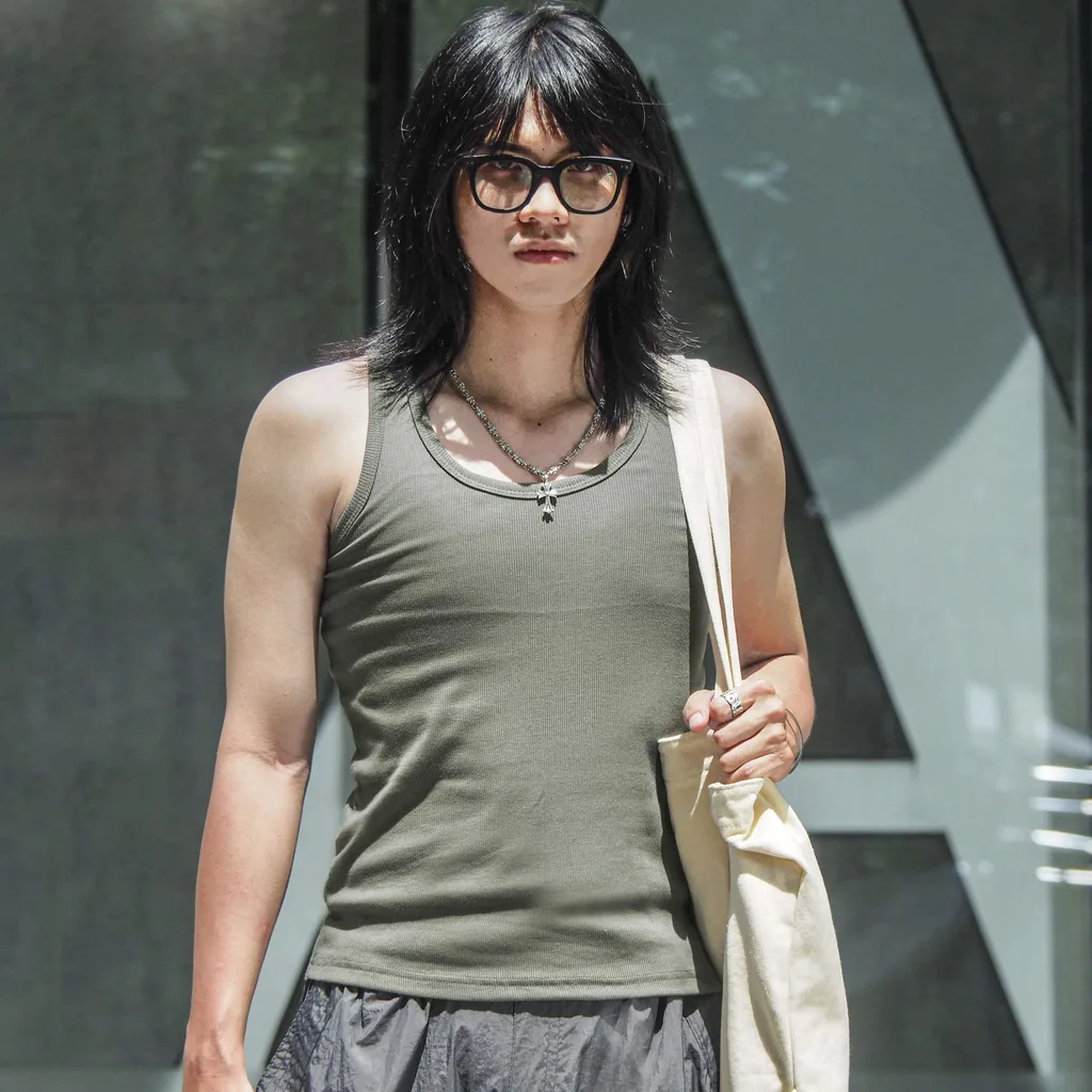 Áo Ba Lỗ Thun Gân Tank Top - ảnh 1