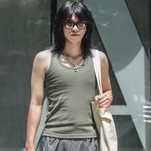 Áo Ba Lỗ Thun Gân Tank Top - ảnh 1