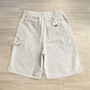 Quần Short Kaki Lửng Reetro Carpenter Unisex màu Be