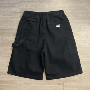Quần Short Kaki Lửng Reetro Carpenter Unisex màu Đen