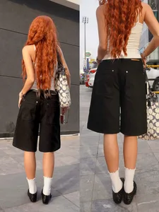 Quần Short Jeans Ống Rộng Reetro Sky Unisex - ảnh 2