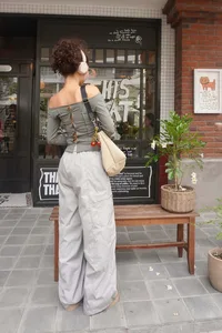 Quần Dù Ống Suông Sunday Lưng Thun - ảnh 5