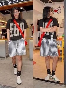 Quần Short Sọc OVER - ảnh 1