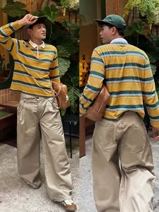 Quần Tây Ống Rộng Xếp Ly Reetro Oldschool - ảnh 4