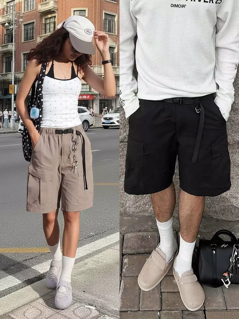 Quần Short Dù Túi Hộp Ollie - ảnh 1
