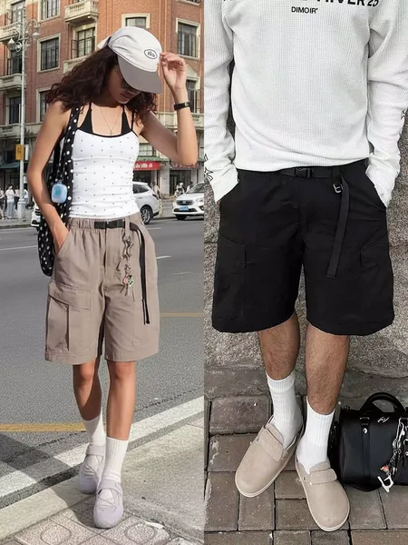Quần Short Dù Túi Hộp Ollie