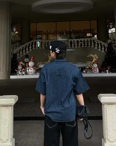 Áo Sơ Mi Osaka Basic Reetro Denim Tay Ngắn - ảnh 2
