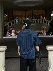 Áo Sơ Mi Osaka Basic Reetro Denim Tay Ngắn - ảnh 5